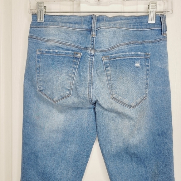 PACSUN High Rise Jegging Ankle Jeans Raw Hem Size 24 - Picture 7 of 8
